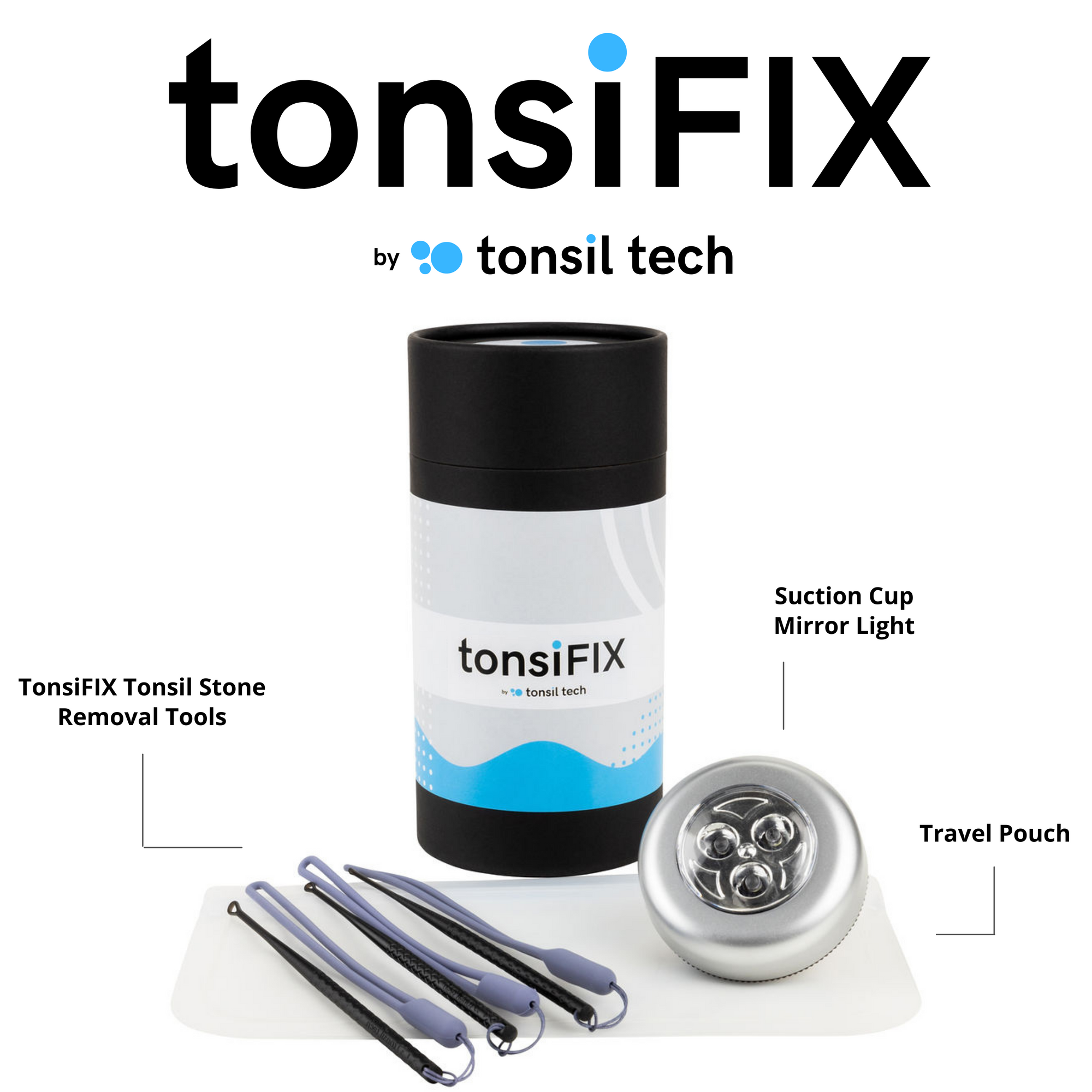TonsiFIX Tonsil Stone Removal Kit by Tonsil Tech. What's included
