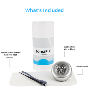 TonsiFIX Tonsil Stone Removal Tool Kit by Tonsil Tech - What's Included in the Basic Kit
